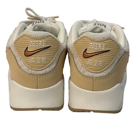 Nike Air Max 90 SE Running Shoes Sun Club DJ9997-101 Womens 9 Sail Arctic Orange - Picture 7 of 13